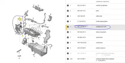 Автозапчастина б/у труба для skoda octavia iii (5e3, nl3, nr3) 1.5 tsi посилання на oem iam 04e145641d  04e145641a