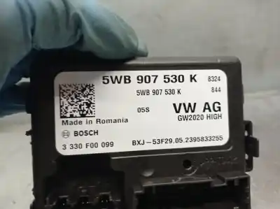 Second-hand car spare part electronic module for skoda octavia iv (nx3, nn3) 1.5 tsi oem iam references 5wb907530k 3330f00099 bosch 