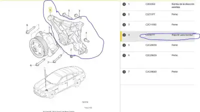 Автозапчастина б/у підтримка двигуна для jaguar xf i (x250) 3.0 d посилання на oem iam 9x233k738ba  c2z4777