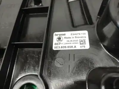 Second-hand car spare part rear right window regulator for skoda octavia iv (nx3, nn3) 1.5 tsi oem iam references 5e3839656a  5e3839656a