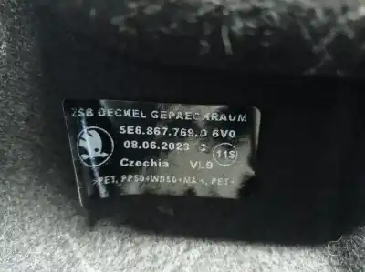 Second-hand car spare part parcel shelf for skoda octavia iv (nx3, nn3) 1.5 tsi oem iam references 5e6867769d  5e6867769d