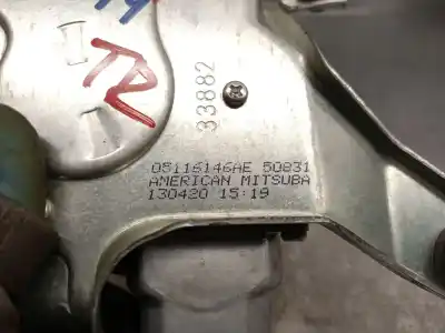 Second-hand car spare part rear windshield wiper motor for jeep compass (mk49) 2.2 crd oem iam references 05116146ae  05116146ae