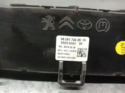 Автозапчасти б/у климат-контроль за citroen jumpy furgón (v_) 1.6 bluehdi 115 ссылки oem iam 98081722zd 3525050105 98081722zd