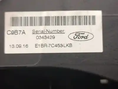 Pezzo di ricambio per auto di seconda mano leva del cambio per ford fiesta vi (cb1, ccn) 1.0 ecoboost riferimenti oem iam e1br7c453lkb  2069522