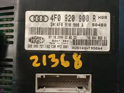 Автозапчастина б/у панель інструментів для audi a6 c6 (4f2) 3.2 fsi quattro посилання на oem iam 4f185700824a 503000731102 magneti marelli 4f0920900r