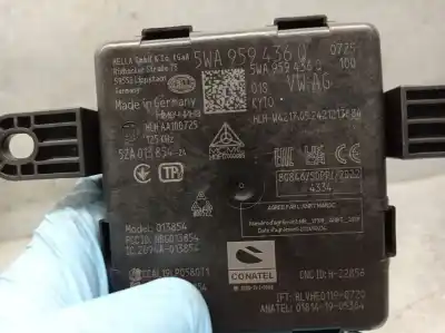 Автозапчастина б/у електронний модуль для seat leon (kl1) 1.0 tsi посилання на oem iam 5wa959436q 5za013854 