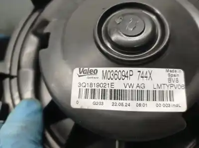 Автозапчастина б/у тепловий двигун для seat leon (kl1) 1.0 tsi посилання на oem iam 3q1819021e m036094p valeo 3q1819021e