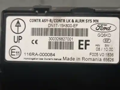 Second-hand car spare part fuse box unit for ford fiesta vi (cb1, ccn) 1.0 ecoboost oem iam references dn1t15k600ef f005v01836 