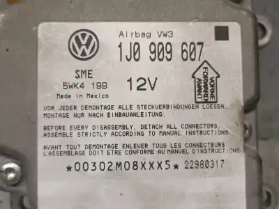 Pezzo di ricambio per auto di seconda mano centralina airbag per vw passat b5 (3b2) 1.9 tdi riferimenti oem iam 1j0909607 5wk4199 al 