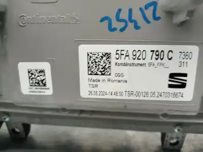 Автозапчастина б/у панель інструментів для seat leon (kl1) 1.0 tsi посилання на oem iam 5fa920790c  5fa920790c