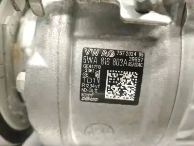 Автозапчасти б/у компрессор кондиционера воздуха за seat leon (kl1) 1.0 tsi ссылки oem iam 5wa816803a 4471407739 denso 5wa816803a