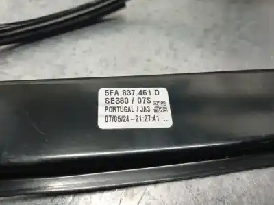 Автозапчастина б/у регулятор вікна передній лівий для seat leon (kl1) 1.0 tsi посилання на oem iam 5fa837461d se38007s 5fa837461d