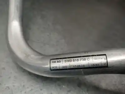 Автозапчастина б/у труби кондиціонації для seat leon (kl1) 1.0 tsi посилання на oem iam 5wb816738c  5wb816738c