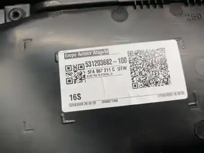 Автозапчастина б/у обкітка задніх лівіх дверей для seat leon (kl1) 1.0 tsi посилання на oem iam 5fa867211c 531206382100 5fa867211c