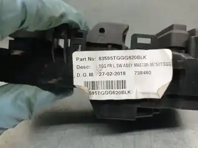 Автозапчастина б/у передні вікний вмикач для honda civic x fastback (fc_, fk_) 1.0 vtec (fk6) посилання на oem iam 83595tggg620blk 738480 