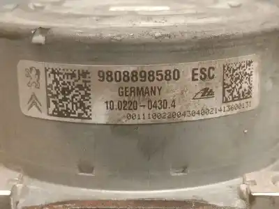 Second-hand car spare part abs for citroen c4 cactus 1.2 vti 82 oem iam references 9808898580 10022004304 ate 1611365380