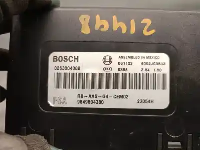 Second-hand car spare part electronic module for citroen c6 (td_) 2.7 hdi oem iam references 9649604380 0263004089 bosch 