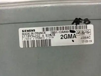 Second-hand car spare part ecu engine control for ford focus c-max (dm2) 1.6 oem iam references 7m5112a650afb s118934202a siemens 