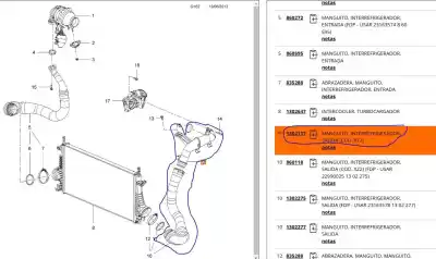 Second-hand car spare part bonnet hinge for kia stonic (yb) 1.0 t-gdi oem iam references 79110h8400