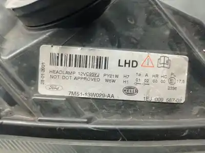 Second-hand car spare part right headlight for ford focus c-max (dm2) 1.6 oem iam references 7m5113w029aa 1ej00958702 hella 1707464
