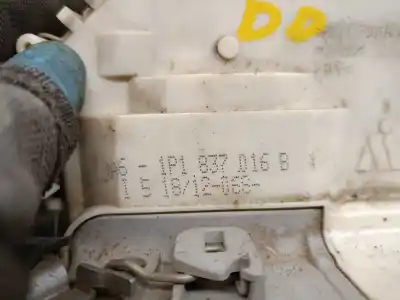 Автозапчастина б/у замок передній праві двері для seat leon (1p1) 1.6 tdi посилання на oem iam 1p1837016b  1p1837016b