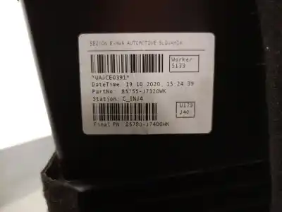 Second-hand car spare part parcel shelf for kia ceed tourer (cd) 1.0 t-gdi oem iam references 85755j7320  85780j7400wk