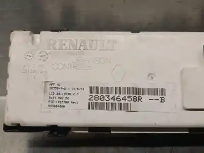 Second-hand car spare part multifunction display for renault megane iii fastback (bz0/1_, b3_) 1.2 tce (bz2b, bz11) oem iam references 280346458r  280346458r