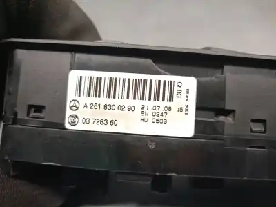 Peça sobressalente para automóvel em segunda mão botão / interruptor elevador vidro dianteiro esquerdo por mercedes clase r (bm 251) 3.5 r 350 4-matic (251.065) referências oem iam a2518300290  