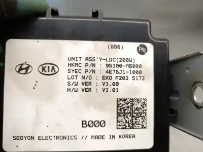 Автозапчастина б/у електронний модуль для kia ceed tourer (cd) 1.0 t-gdi посилання на oem iam 95300m6000 4e78j11000 