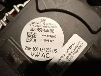 Автозапчастина б/у електро вентилятор для seat leon (kl1) 1.0 tsi посилання на oem iam 5q0121207bm e07073100 brose 