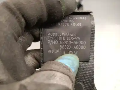 Автозапчастина б/у передній лівий ремін безпеки для hyundai i30 ranchera familiar (gd) 1.6 crdi посилання на oem iam 88810a6000  88810a6000try