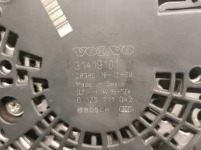Peça sobressalente para automóvel em segunda mão alternador por volvo v40 fastback (525) d3 referências oem iam 31419101 0125711042 bosch 36012474