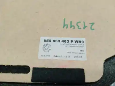 Second-hand car spare part parcel shelf for skoda octavia iii (5e3, nl3, nr3) 1.5 tsi oem iam references 5e5863463p  5e5863463p
