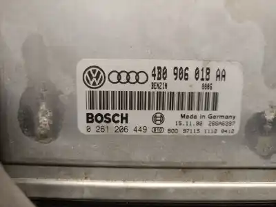 Автозапчасти б/у блок управления двигателем за audi a4 b5 avant (8d5) 1.8 t ссылки oem iam 4b0906018aa  