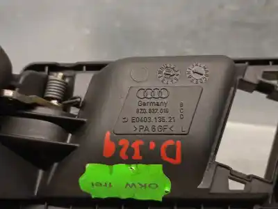 Peça sobressalente para automóvel em segunda mão puxador interior dianteiro esquerdo por audi a2 (8z0) 1.4 tdi referências oem iam 8z0837019  8z0837019f