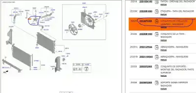 İkinci el araba yedek parçası tüp için kia ceed tourer (cd) 1.0 t-gdi oem iam referansları r423edfta01  25329f3300