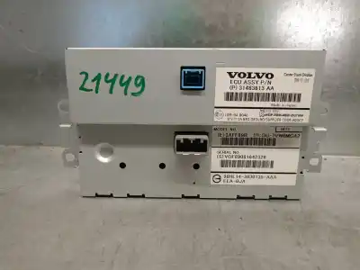 Second-hand car spare part multifunction display for volvo v40 fastback (525) d3 oem iam references 31483613  