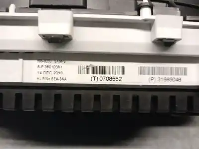 Peça sobressalente para automóvel em segunda mão quadrante por volvo v40 fastback (525) d3 referências oem iam 31665046  36010380