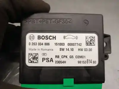 Автозапчастина б/у електронний модуль для citroen c4 picasso ii 1.6 bluehdi 120 посилання на oem iam 9815361480 0263004886 bosch 