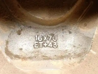 Second-hand car spare part rim for ssangyong rexton / rexton ii (gab_) 2.7 xdi 4x4 oem iam references 4173008640  r16x7jet+43