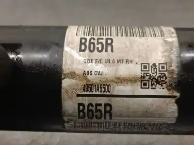 Автозапчастина б/у передня права трансмісія для hyundai i30 ranchera familiar (gd) 1.6 crdi посилання на oem iam 49501a6500  49501a6500