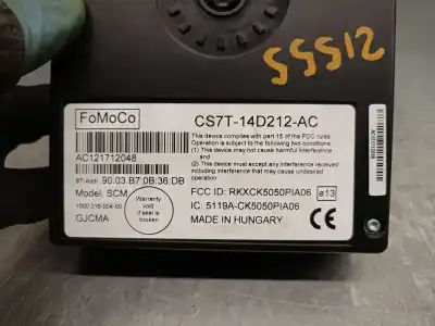 Second-hand car spare part electronic module for ford focus iii 1.0 ecoboost oem iam references cs7t14d212ac ac121712048 fomoco 