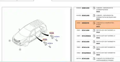 Peça sobressalente para automóvel em segunda mão sensor por kia sorento ii (xm) 2.2 crdi referências oem iam 9356025100  9356025100