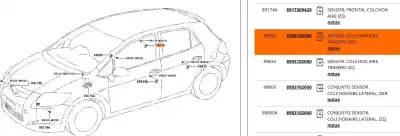 Second-hand car spare part sensor for toyota auris (_e15_) 2.0 d-4d (ade150_) oem iam references 8983102080 14471005253 trw 8983102080