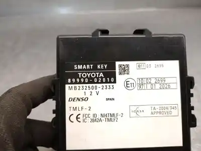 Second-hand car spare part central locking pump for toyota auris (_e15_) 2.0 d-4d (ade150_) oem iam references 8999002010 mb2325002333 denso 