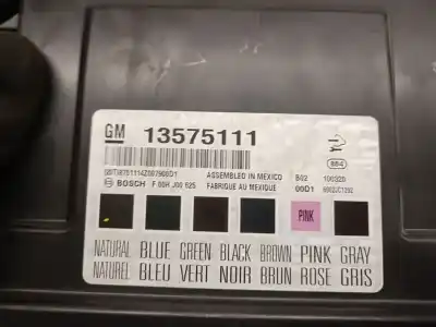 Pezzo di ricambio per auto di seconda mano modulo elettronico per opel insignia a (g09) 2.0 cdti (68) riferimenti oem iam 13575111 f00hj00625 bosch 