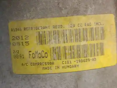 Peça sobressalente para automóvel em segunda mão compressor de ar condicionado a/a a/c por ford b-max (jk) 1.0 ecoboost referências oem iam c1b119d629ad  2021125 - c1b119d629aj