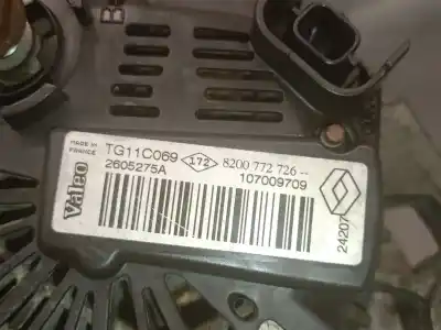 Pièce détachée automobile d'occasion alternateur pour renault megane ii ranchera familiar (km0/1_) 1.5 dci (km16, km1e) références oem iam 8200772726  8200772726