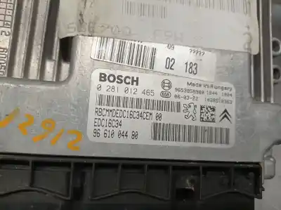 Second-hand car spare part ecu engine control for peugeot 207/207+ (wa_, wc_) 1.6 hdi oem iam references 9661004480 0281012465 bosch 