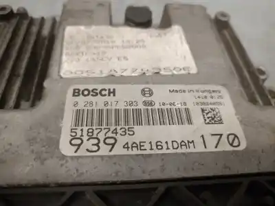 Автозапчасти б/у блок управления двигателем за alfa romeo 159 (939_) 2.0 jtdm (939axp1b) ссылки oem iam 51877435 0281017303 bosch 